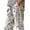 White-3, variant on Beach Pants for Women 2026 Spring Summer Relaxed Fit Elastic Waist Straight Leg Cotton Linen Cropped Pants with Pockets