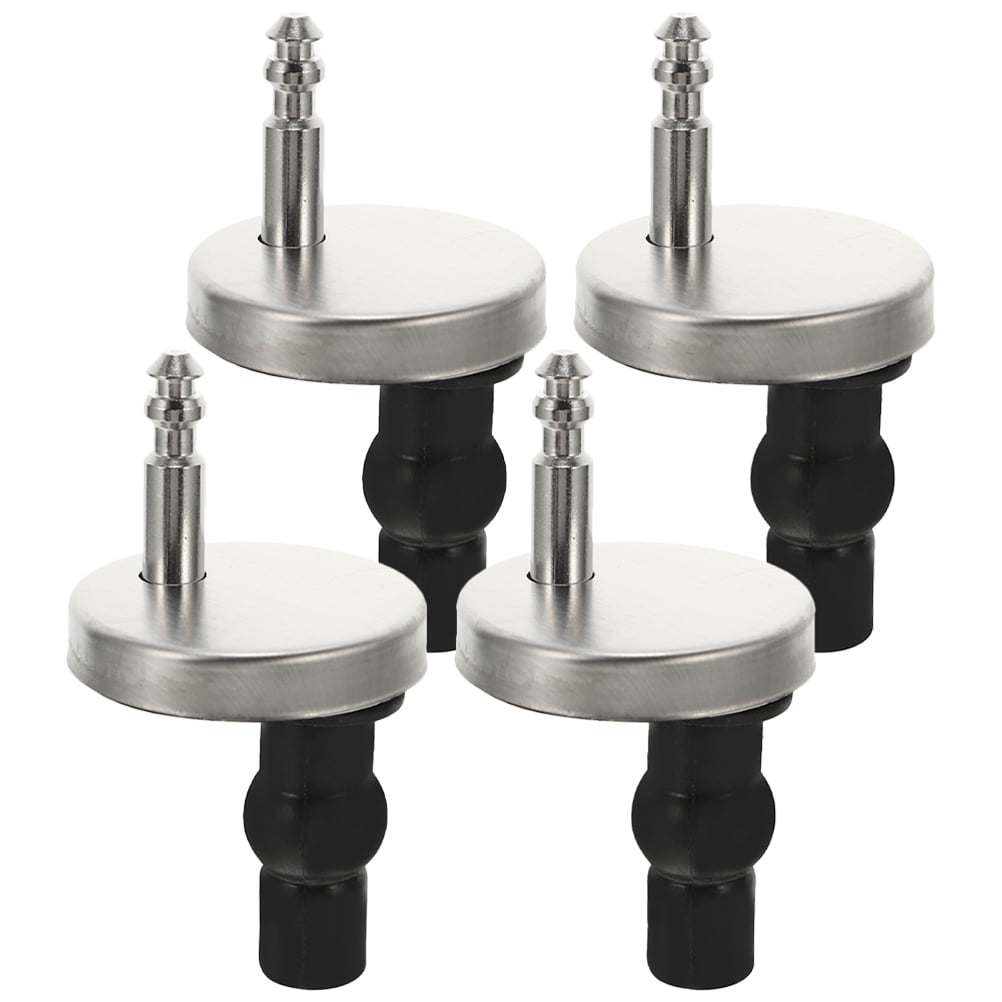 2 Sets Toilet Seat Hinge Toilet Seat Screw Hinges Bolt Quick Release