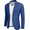 Royal Blue, variant on Mens Blazer Casual Fitted Sport Coats Western Summer Weeding Party Suit Jackets