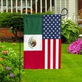 thumbnail image 4 of American Mexico Flag Mexican Friendship U.S.A Memorial Day Patriotic For Garden Flag, Double-Sided Decorative Outdoor Flag, Patriotic Polyester Yard Flag 12 x 18 in, 4 of 5