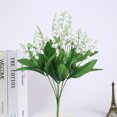 thumbnail image 3 of Cateissary Plantas artificiales, Artificial Valley White, Fake Plastic Abutilon Pictum Ramo de novia para decoraciones de bodas en el hogar Decoración del hogar blanco 1, 3 of 6