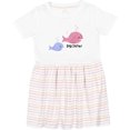 thumbnail image 3 of Inktastic Big Sister with Lil' Brother Girls Toddler Dress, 3 of 5