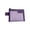 Purple, variant on ‌Transparent Mesh Zipper Bag for Cosmetics and Jewelry, Portable Multi-Layer Travel Storage Bag‌