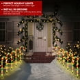 thumbnail image 2 of Christmas Candy Cane Lights 21” 10 Pack 8 Lighting Modes Flickering Candy Cane Pathway Marker Outdoor Indoor Waterproof UL Listed Christmas Lighting Decoration Light, 2 of 6