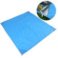 thumbnail image 3 of Sandproof Beach Mat for Travel, Multifunction Convenient To Use Outdoor Pocket Blanket Compact Size  for Parks for Concerts for Family Green,Gray,Blue, 3 of 8