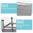 thumbnail image 6 of Shoe Rack, Free Standing Expandable Adjustable Shoes Organizer, Stackable Shoe Shelf for Entryway Doorway (6Tier), 6 of 7