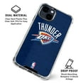 thumbnail image 2 of Skinit NBA OKC Thunder Distressed Blue iPhone 14 Clear Case, 2 of 4