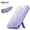 Lightpurple, variant on Magnetic Wireless Portable Charger, 12000mAh Power Bank, Fast Charging Battery Pack Compatible for iPhone 17/16/15/14/13, White
