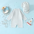 thumbnail image 4 of Yindaity Infant Bathing Suit Boy Baby Boy Rash Guard Swimsuit Set with Sun Hat, Long Sleeve One Piece Zipper Sunsuit for Infant Toddler(Light Green,1-2 Years), 4 of 4