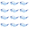 thumbnail image 1 of TRUST OPTICS 12 Pack Impact and Ballistic Resistant Safety Protective Glasses with Blue Lenses, 1 of 6