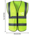 thumbnail image 4 of Chaleco Reflectante Seguridad Con Reflectantes para Trabajadores Conductores (multibolsillos), 4 of 8
