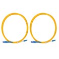 thumbnail image 2 of Fiber Patch Cable,2pcs 3 Meters LC/UPC Fiber Optic Patch Cord Optical Fiber Patch Cord Striking Appearance, 2 of 9