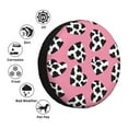 thumbnail image 4 of Haiem Spare Tire Cover , Wheel Cover with heart with cow printed, Camper Spare Tire Cover Fit for Jeep Wrangler Rv SUV Truck Travel Trailer-17 inch, 4 of 6