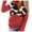 Red, variant on Womens Fashion Merry Christmas Print O Neck Sweatshirt Round Neck Fit Pullover Tops Casual Long Sleeve Workout Shirts Loose Blouse