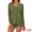Green, variant on DARING DIVA Women's Waffle Knit Pajama Sets Lounge Set Long Sleeve Top Blue XS