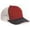 Red/ White/ Navy Tri, variant on Richardson Unisex 172 Trucker Pulse Sportmesh R-Flex Baseball Cap, Tri Grey/White/Black, Small/Medium