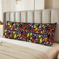 thumbnail image 5 of Naloa Spring And Summer Flowers Super Soft 20x60 Body Pillow Case,Long Side Hidden Zipper（PILLOWS ARE NOT INCLUDED）, 5 of 6