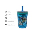 thumbnail image 2 of Zak Designs 15oz Toy Story Kelso Travel Straw Tumbler Plastic and Silicone with Leak-Proof Straw Valve for Kids, 2pcs Set, Buzz Lightyear and Friends, 2 of 7