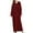 N85-Wine, variant on NAFUU Women's Long Hooded Zipper Bathrobe Flannel Bath Robes Winter Plush Warm Howearcoat Nightgown Sleepwear Pajamas Homewear Trendy Jammies