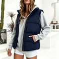 thumbnail image 5 of Edvintorg Womens Lightweight Puffer Vest Stand Collar Zip up Sleeveless Waistcoat Quilted Jackets with Pockets Plus Size, 5 of 7