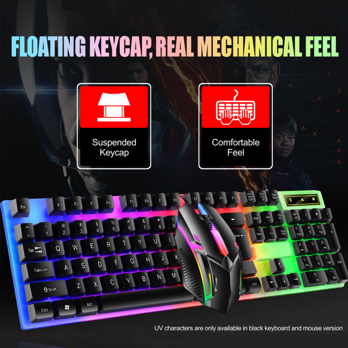 color changing led keyboard