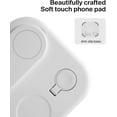 thumbnail image 4 of Belkin MagSafe-Compatible iPhone Charger - 3-in-1 Magnetic Foldable Charger 15W - Qi2-Certified Wireless Charging Station for iPhone 16, Apple Watch, AirPods w/Non-Slip Base, PSU Included - White, 4 of 6