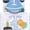Light Blue 1st Birthday Cupcake, variant on Baby Essentials It’s My 1st Birthday Bib & Party Hat Set – Baby Boy First Birthday Outfit Accessory, Blue Birthday Gift Set