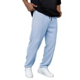 thumbnail image 2 of Ceisia Mens Big & Tall Textured Knit Drawstring Joggers Elastic Waist Casual Tapered Pants for Men Daily Light Blue XXXL Gifts for Father, 2 of 9
