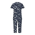 thumbnail image 6 of Otvok Home Sports Pajama Set Women V-Neck Short Sleeve Pajamas and Pants Sets with Pockets, 6 of 6