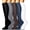 Black Gray Brown Navy White, variant on 5 Pairs Copper Compression Socks for Women & Men Circulation 15-20 mmhg - Better Blood Flow, Swelling, Best Support for Medical, Running, Nursing