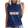 thumbnail image 2 of Nrmvnmi Baseball O-Neck Tank Women Print Baseball Tanks Cute Workout Graphic Casual Summer Sleeveless Vest Top Mothers Day Gifts, 2 of 4