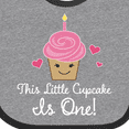thumbnail image 4 of Inktastic 1st Birthday Cupcake Girls Cute Girls Baby Bib, 4 of 4