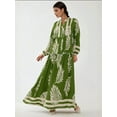 thumbnail image 6 of Printed Long Sleeve Viscose Maxi Dress, 6 of 6