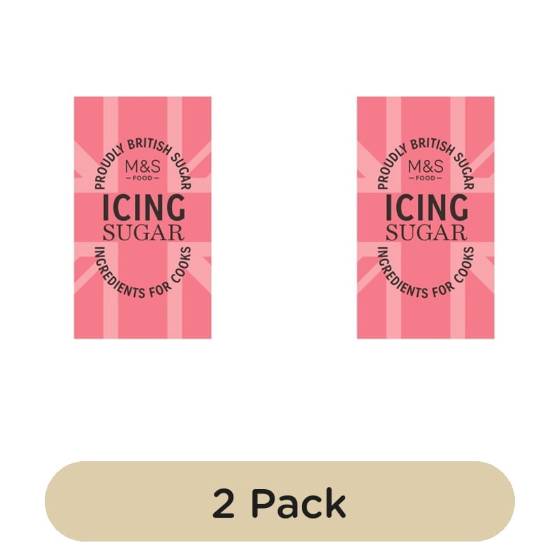 M&S Icing Sugar 500g, British Import (Pack of 2)