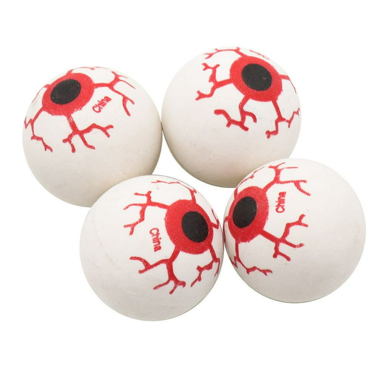 Bloody Eyeballs Latex Simulation Eyeball Halloween Horror Props Halloween  Eyeballs Bouncy Creepy Eye Balls For Kids1pcs)