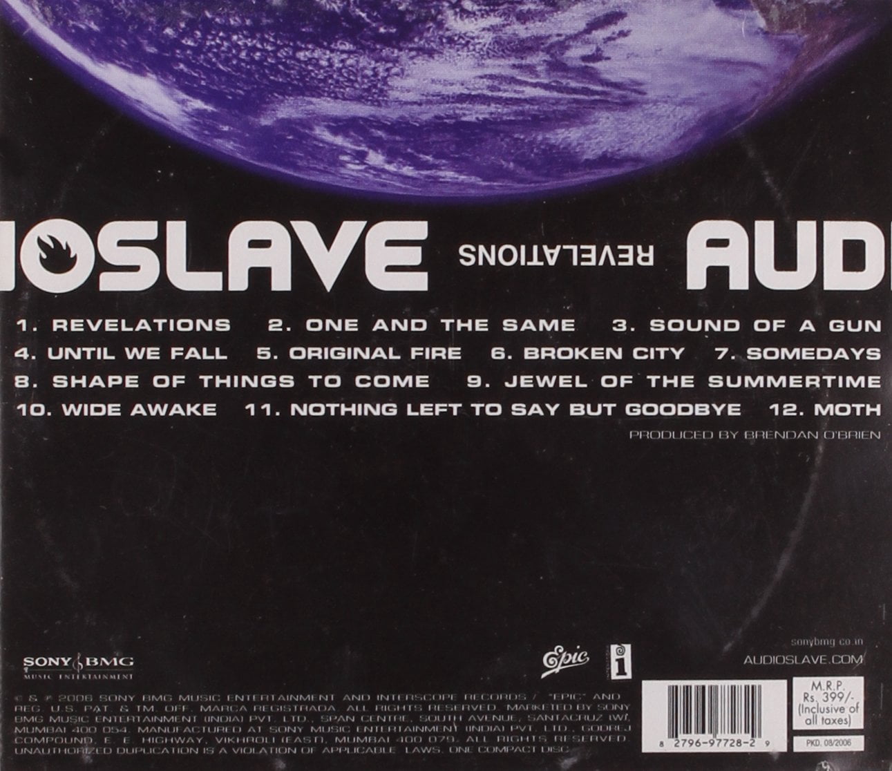 Audioslave - Revelations - Music & Performance - CD
