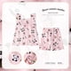thumbnail image 3 of Sanrio My Melody Cinnamoroll Kuromi Summer Thin Girls Pajamas Set Anime Kawaii Girl Modal Suspenders Home Service Two-Piece Suit, 3 of 5