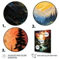 thumbnail image 3 of Designart "horizon Aurora Borealis Natures XIII" Landscape & Nature Canvas Print, 3 of 5