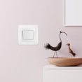 thumbnail image 4 of White Light Switch Surround Frame Cover Acrylic Light Switch Cover Wall Plate Decorative Wall Receptacle Outlet Cover Light Switch Decal Sticker For Home Wall Switch Decorations, 4 of 6