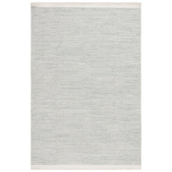 SAFAVIEH Natura Mellony Solid Area Rug, Light Blue/Ivory, 5' x 8'