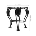 thumbnail image 2 of CTIRCHIU Support de Balle de Jardin Noir pour Exposition Décorative pour usage Extérieur 1 Pcs, 2 of 8