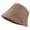 Khaki, variant on Solid Color Fisherman Cap Hip Hop Retro Suede Basin Hat for Friend Gathering