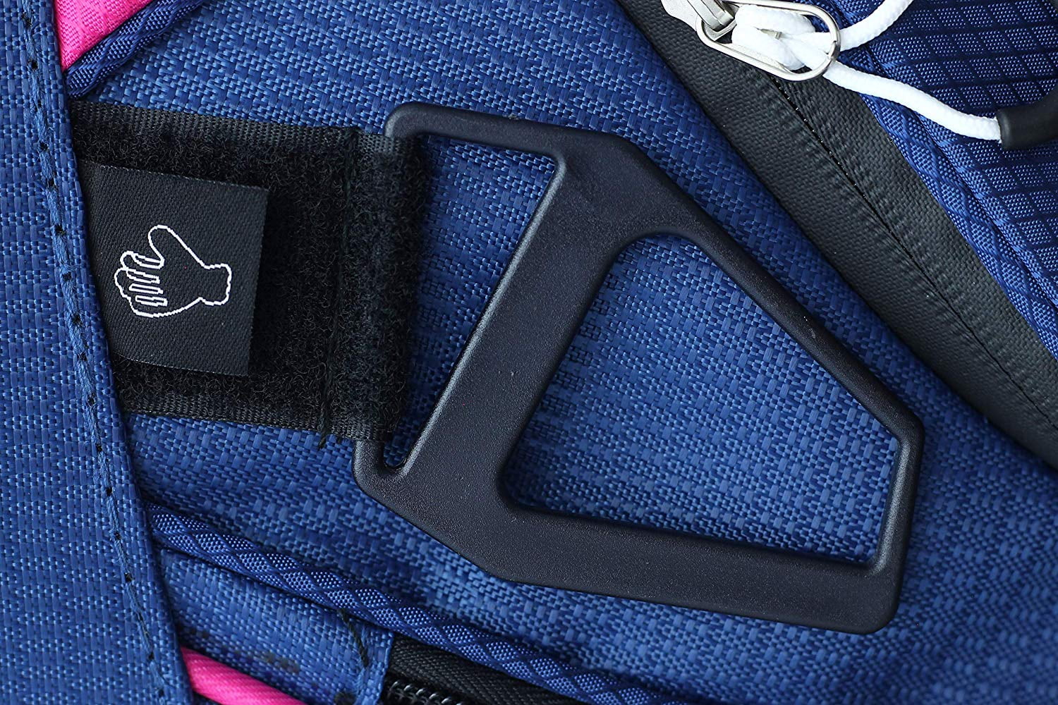 Majek Premium Ladies Navy Blue Pink Golf Bag 9.5 inch 14-way Friendly Separator Top with Putter Sleeve