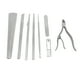 thumbnail image 3 of Pedicura 8 Uds Cuchillo De Pedicura Producto Para Quitar La Piel Muerta De Acero Inoxidable Kit De Utensilios Con Cuchillas Para Callos De Pies Portátiles, 3 of 7