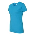 thumbnail image 2 of Heavy Cotton Womenâ€™s T-Shirt, S, Heather Sapphire, 2 of 5