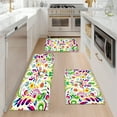 thumbnail image 6 of YIMEIS Colorful Flower and Colorful Bird Machine Washable Non-Slip Rubberback Indoor Runner Rug/Area Rug for Kitchen, Hallway, Kitchen, Entryway, Bathroom, 2 Piece Set - 16''*24''/47''*18'', 6 of 10