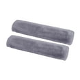 thumbnail image 2 of Bicoasu 2Pack Soft Faux Sheepskin Car Seat Belt Pads Cover Seat Belt Shoulder Strap Covers Shoulder Pad for Car & Bag/Gray, 2 of 6