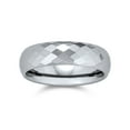 thumbnail image 2 of Bling Jewelry Mens Titanium Wedding Band Prism Cut Titanium Ring Comfort Fit, 2 of 4