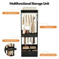 thumbnail image 5 of Homieasy Closet System with Drawers and Hanging Area, 23.6" Walk-in Closet Organizer Unit for Small Space, 23.6"x15.7"x80", 5 of 11
