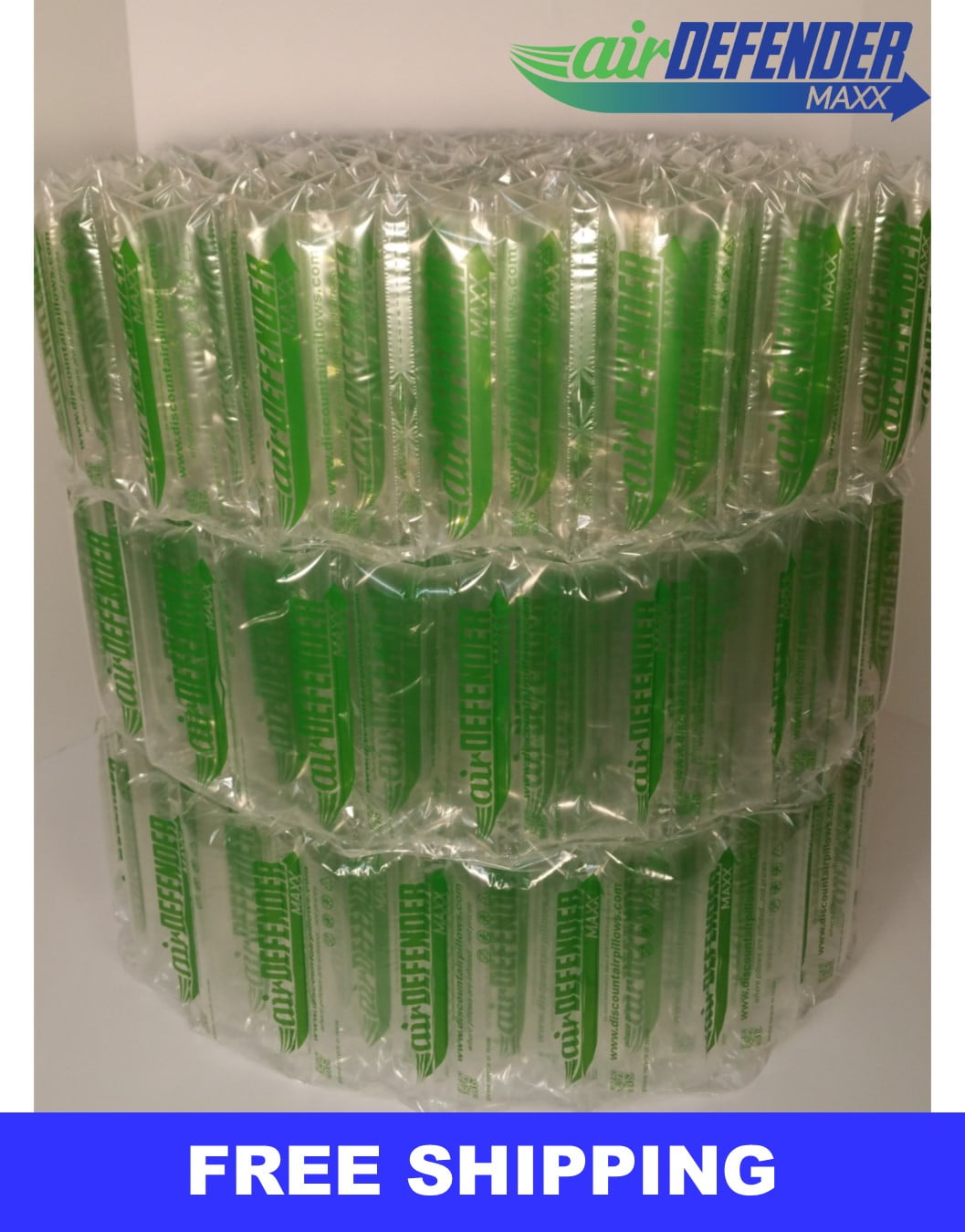 330 Count 4 x 8 airDEFENDER MAXX air pillows 40 gallons 5.33 cubic feet